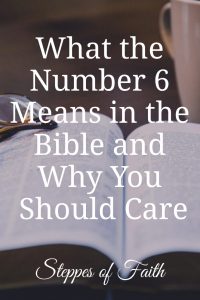What the Number 6 Means in the Bible and Why You Should Care by Steppes of Faith