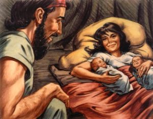 Isaac and Rebekah thought Jacob and Esau were a blessing.