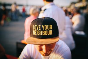 "Love your neighbor as yourself." Matthew 22:38