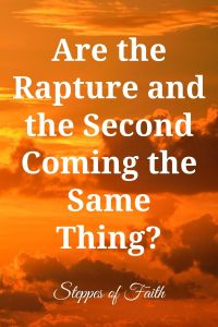 Are the Rapture and the Second Coming the Same Thing? by Steppes of Faith