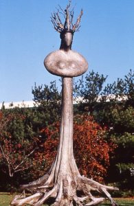 Asherah poles were usually cut from tree trunks and carved to look like the fertility goddess. 