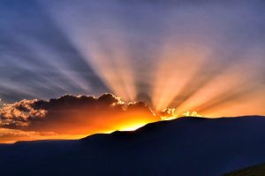 The holy throne of Father God is in the third heaven.