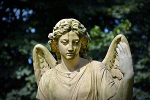 The angel was hand-delivering a message to Temple priests to inform them that animal sacrifices were no longer necessary.