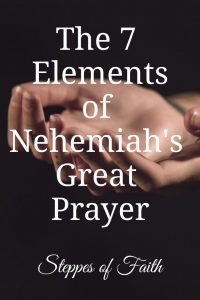 "The 7 Elements of Nehemiah's Great Prayer" by Steppes of Faith