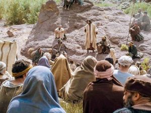 Though the two-kingdom idea persisted under Roman rule, Jesus always tried to reunite the people under and with God.