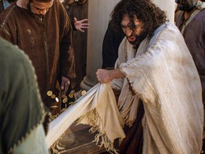 Jesus overturned the tables in the Temple complaining the people had turned the place into a den of thieves.