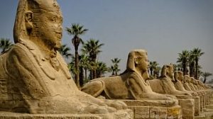 The Israelites were enslaved in the city of Pi-Ramesses in Egypt.