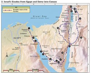 God led the Israelites to the easiest location on the entire Gulf of Suez to escape the Egyptian army.