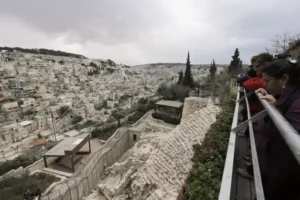 Overlooking the City of David from Silwan/original Zion